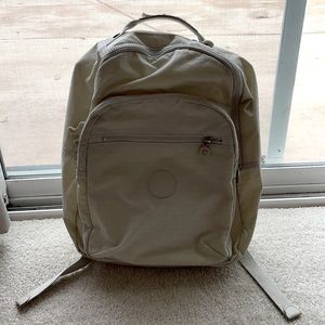 White Kipling backpack